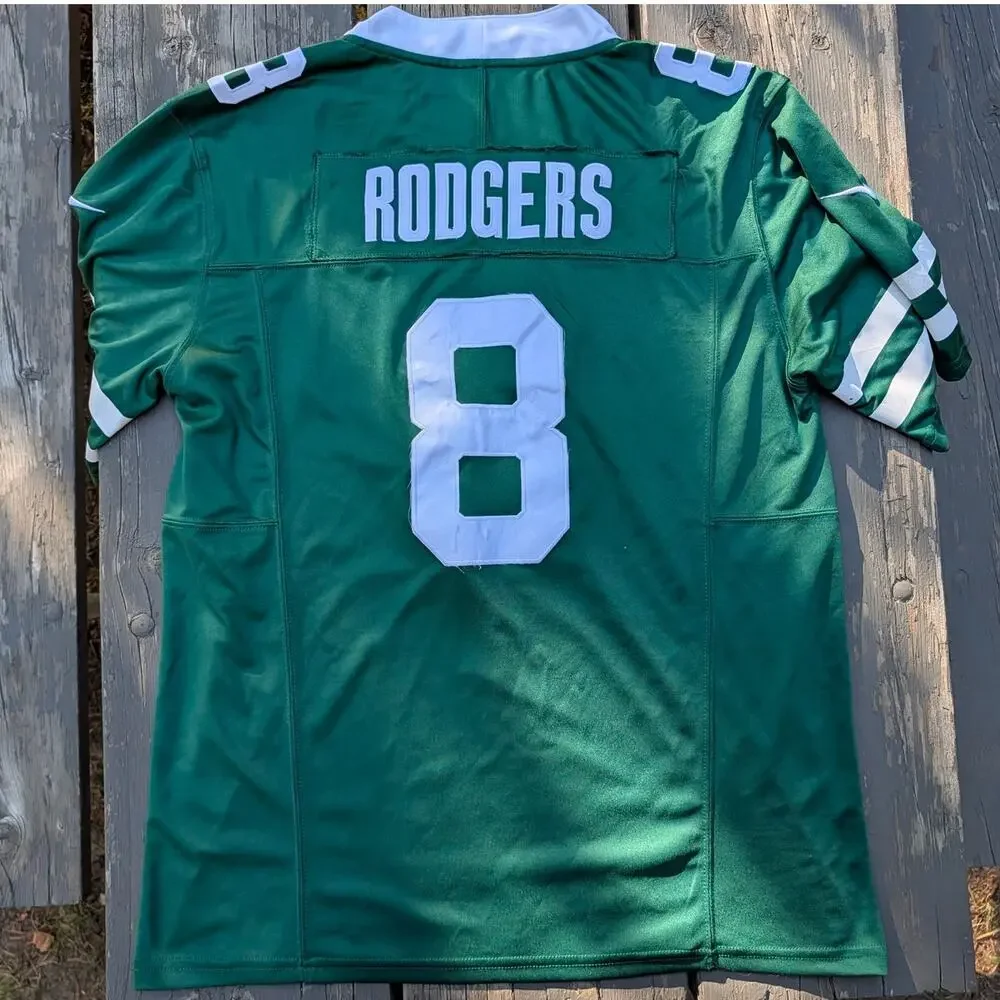 Nike Men's L Aaron Rodgers Jets Jersey Blokecore Y2K Streetwear Archive